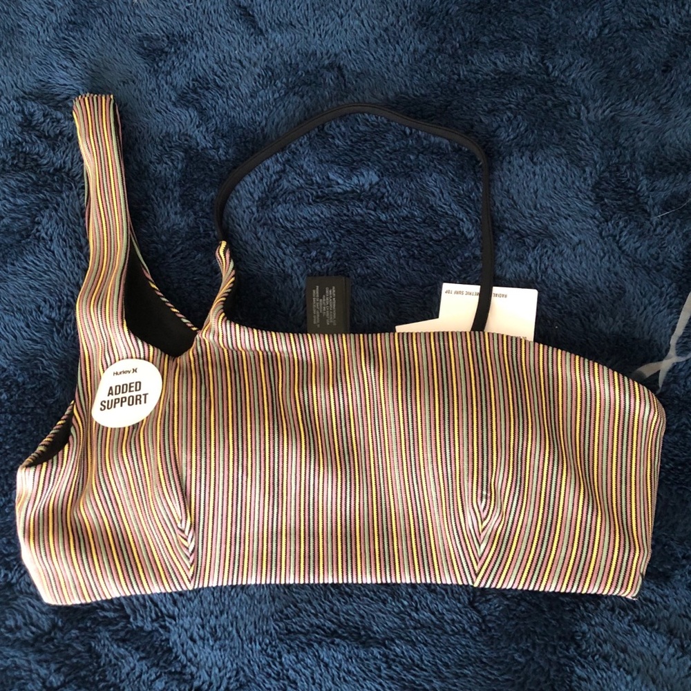 NWT HURLEY RADIAL ASYMMETRIC SURF TOP